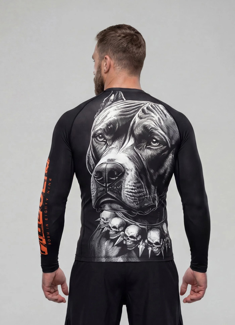 Pitbull sports Blacky Longsleeve Rashguard